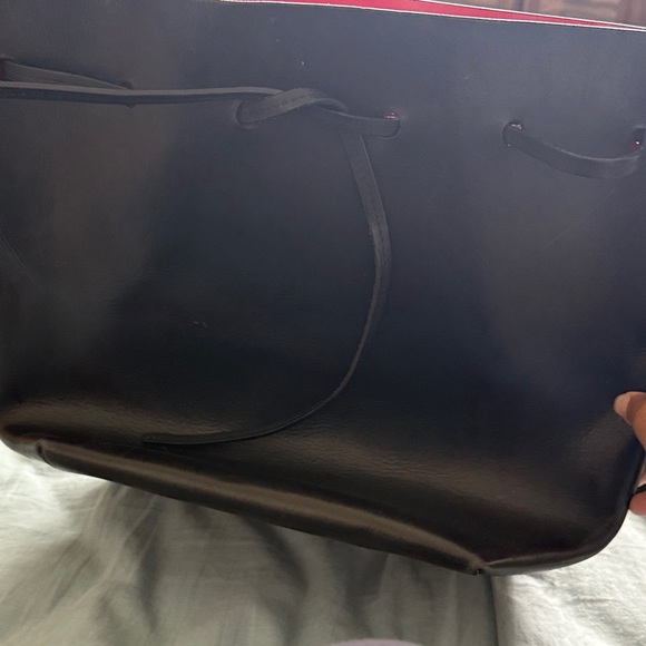 Mansur Gavriel Black Tote Bag - Picture 1 of 3